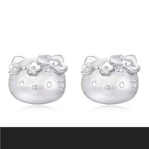 Hello Kitty Sterling Silver Pendant Handmade Necklace - Picture 5 of 6